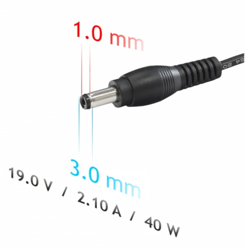 Akyga AK-ND-22 19V/2,1A/40W 3,0x1,0mm Acer / Samsung notebook hálózati töltő