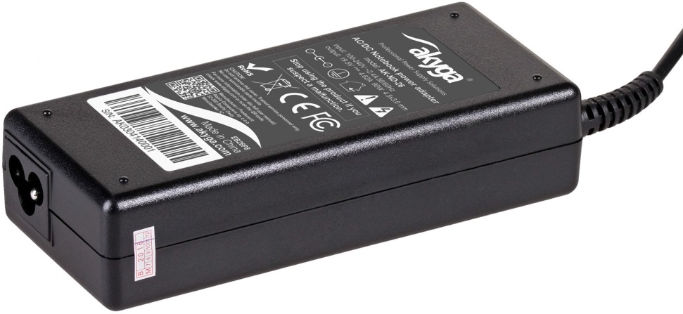 Akyga AK-ND-26 19,5V/4,62A/90W 4,5x3mm HP / Compaq notebook hálózati töltő