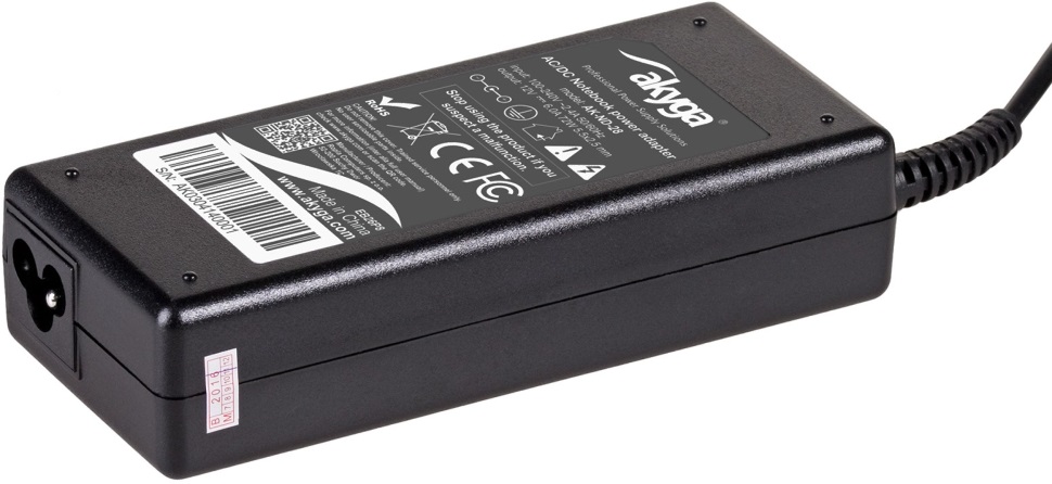 Akyga 12V/6A/72W 5,5x2,5mm Mini PC notebook hálózati töltő
