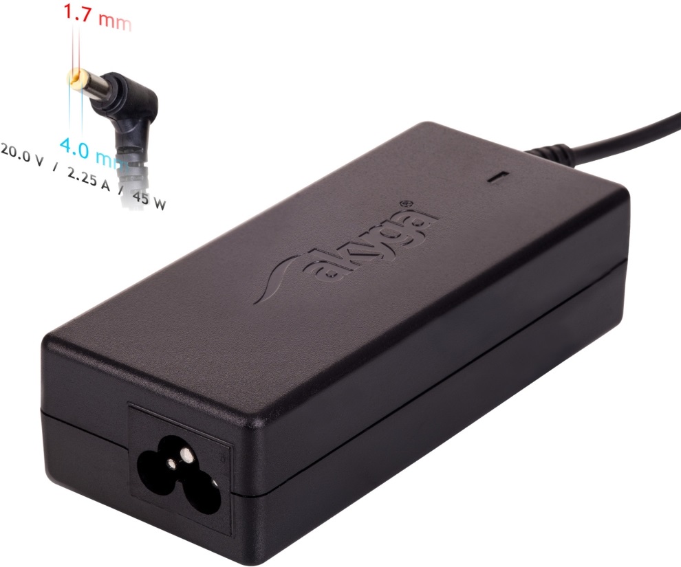 Akyga AK-ND-50 20V/2,25A/45W 4x1,7mm Lenovo notebook hálózati töltő