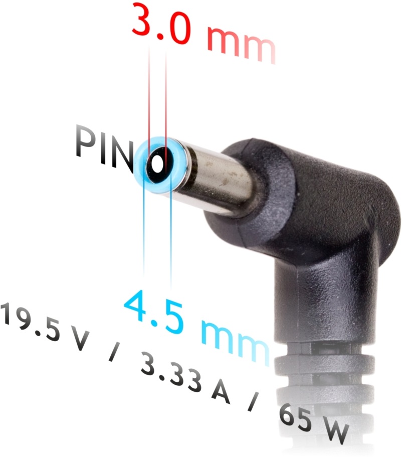 Akyga AK-ND-58 19,5V/3,33A/65W 4,5x3mm + pin DELL notebook hálózati töltő