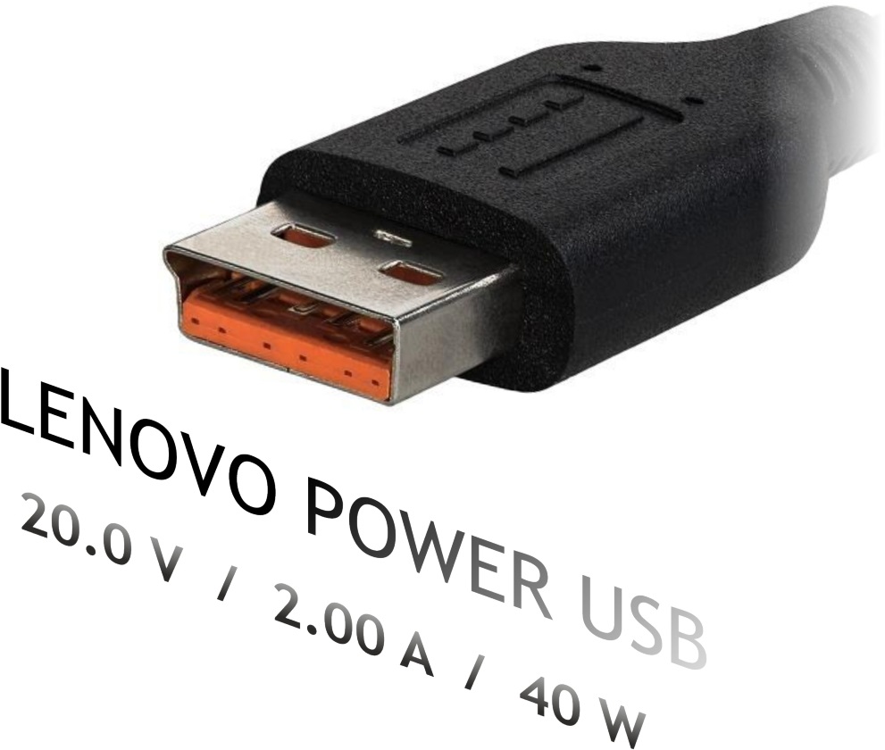 Akyga AK-ND-59 20V/2A/40W Lenovo Power USB Lenovo notebook hálózati töltő