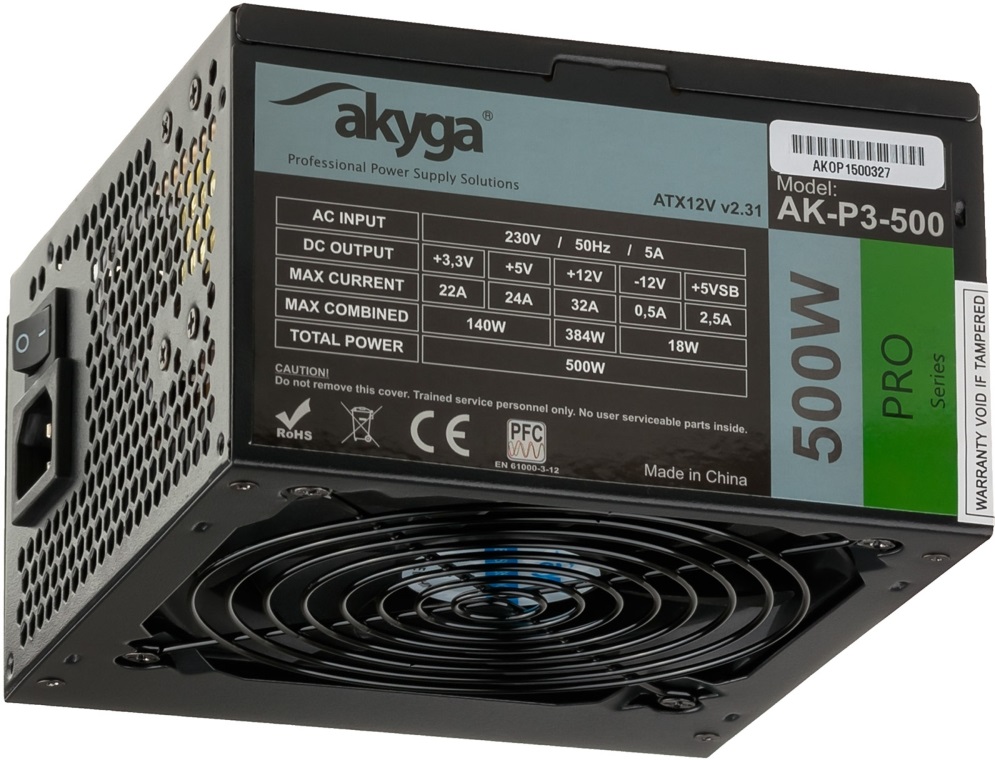 Akyga AK-P3-500 500W ATX tápegység