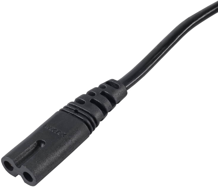 Akyga "nyolc" 3m Europlug CEE 7/16 - IEC C7 SN-14 piskóta tápkábel