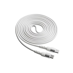 Akyga AK-USB-41 1,8m Type C - Type C fehér adat- és töltőkábel
