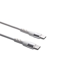 Akyga AK-USB-41 1,8m Type C - Type C fehér adat- és töltőkábel