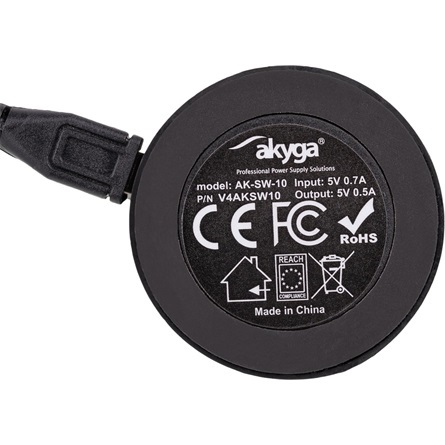 Akyga Samsung Galaxy Watch Small GEAR S2 S3 AK-SW-10 1m okosóra hálózati töltő adapter