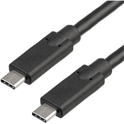 Akyga USB-C - USB-C M/M adatkábel 1m fekete