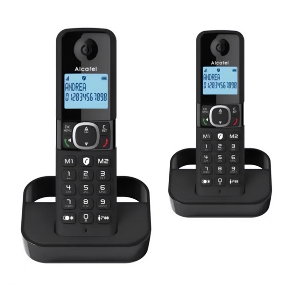 Alcatel F860 DUO fekete dect telefon