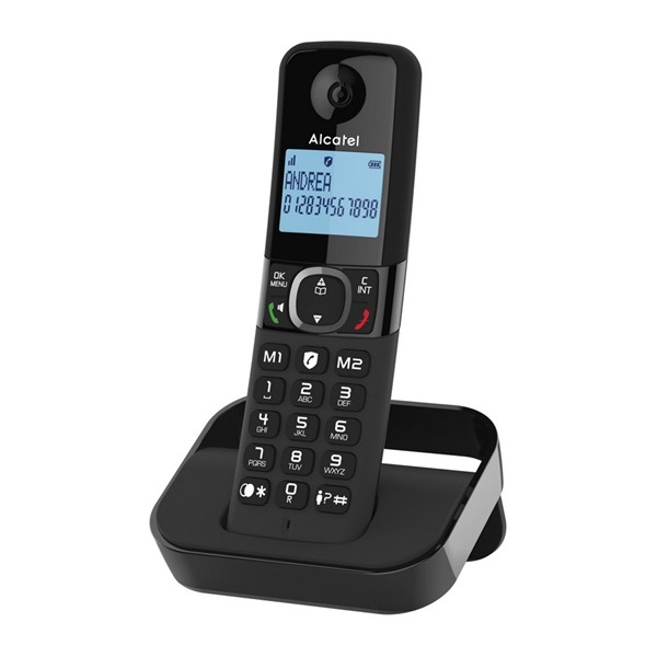 Alcatel F860 fekete dect telefon