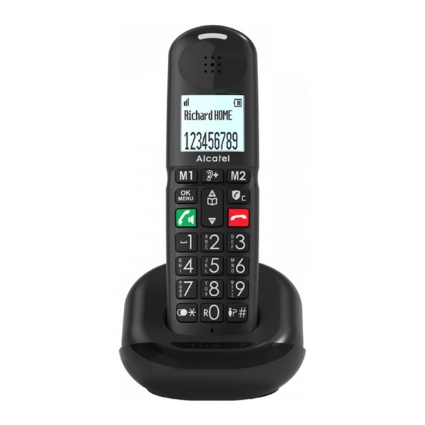 Alcatel XL685 fekete dect telefon