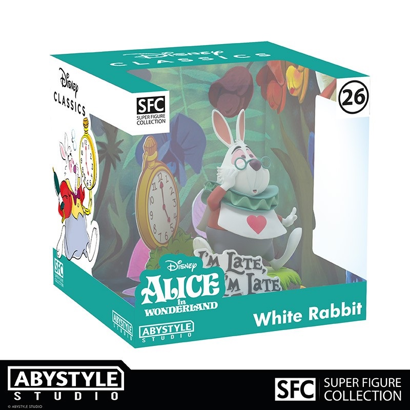 Alice in Wonderland "white Rabbit" 10 cm figura