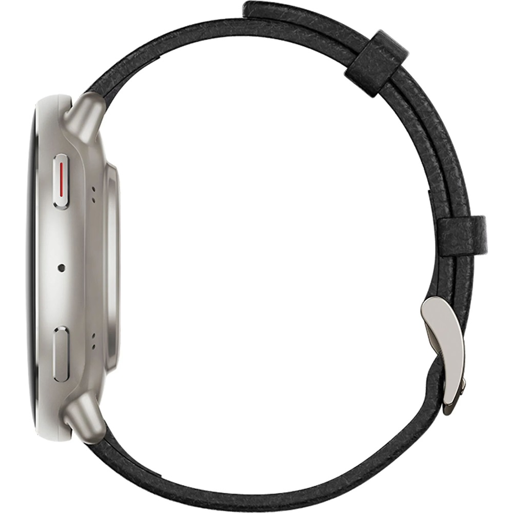 Amazfit Active 2 NFC fekete bőr szíjas okosóra (Újszerű)