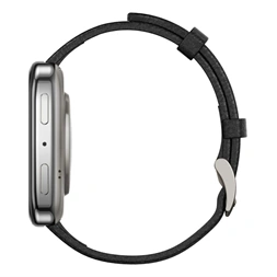 Amazfit Active 2 (Square) Black Leather Permium NFC fekete okosóra
