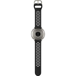 Amazfit Active 2 fekete szilikon szíjas okosóra