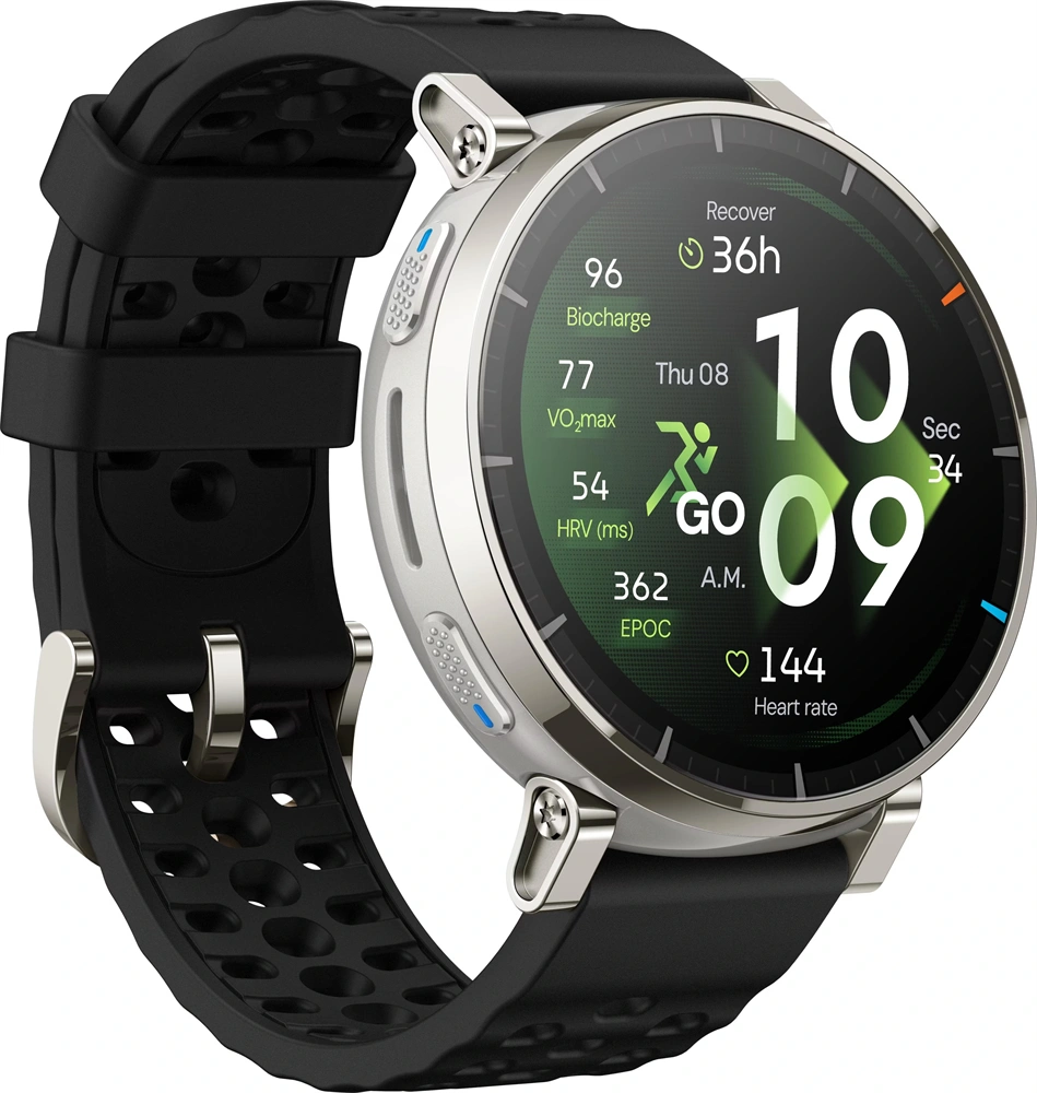 Amazfit Active 3 Premium NFC ezüst okosóra