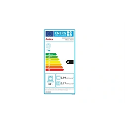 Amica 55352 inox, szabadonálló, kerámialapos, elektromos, főzőzóna: 4, sütő:65L, grill, tűzhely