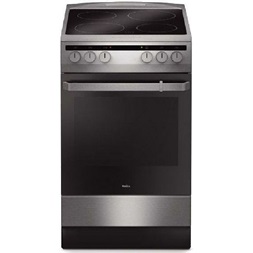 Amica 55352 inox, szabadonálló, kerámialapos, elektromos, főzőzóna: 4, sütő:65L, grill, tűzhely