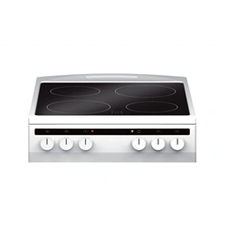Amica 55353 fehér, szabadonálló, kerámialapos, elektromos, főzőzóna: 4, sütő:65L, grill, tűzhely