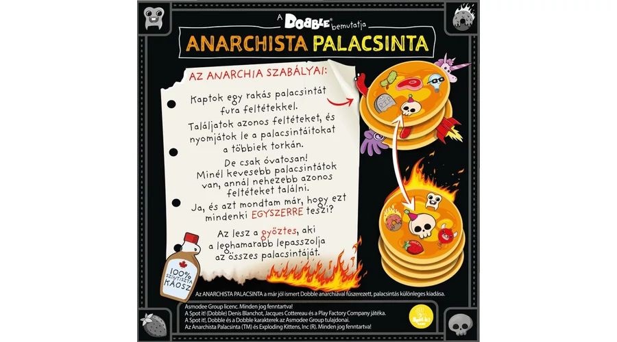 Anarchista palacsinta társasjáték