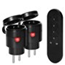 Anco 1+2, 40m, 10A ,2300W, 230 V, IP44 távirányítós dugalj szett