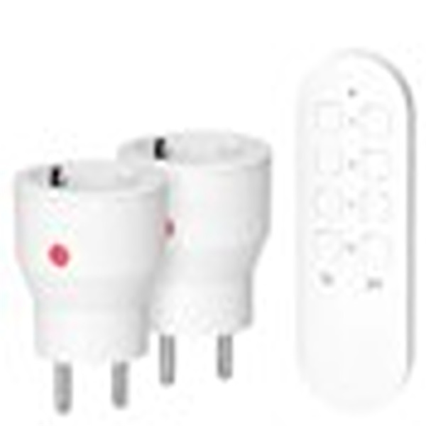 Anco 1+2, 40m, 2300W, 230 V, IP20 távirányítós dugalj szett