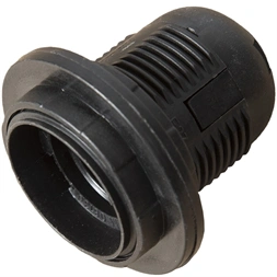 Anco 321213 max. 60W fekete E27 foglalat 2 gyűrűvel