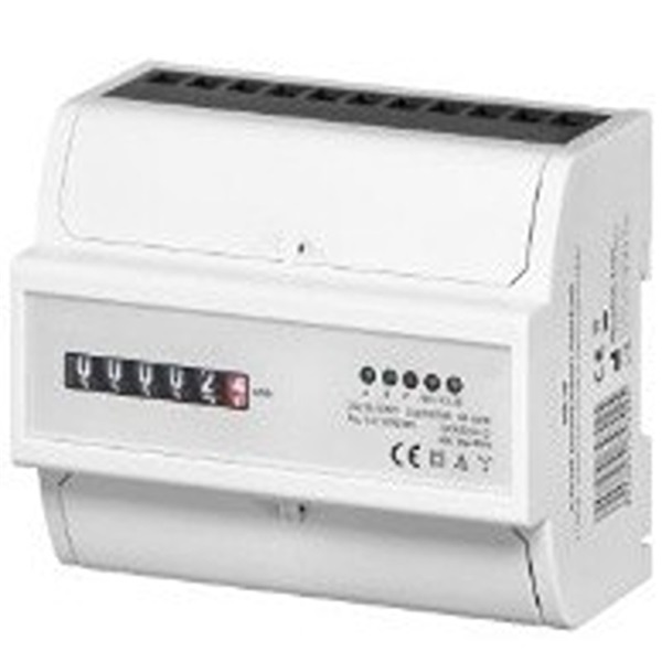 Anco DIN sínre, 3 fázisú, 20-100A, 7 modul elektromechanikus almérő