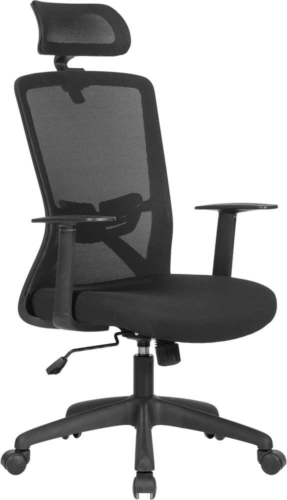 Antares JOY fekete/mesh fekete fejtámlás hálós forgószék