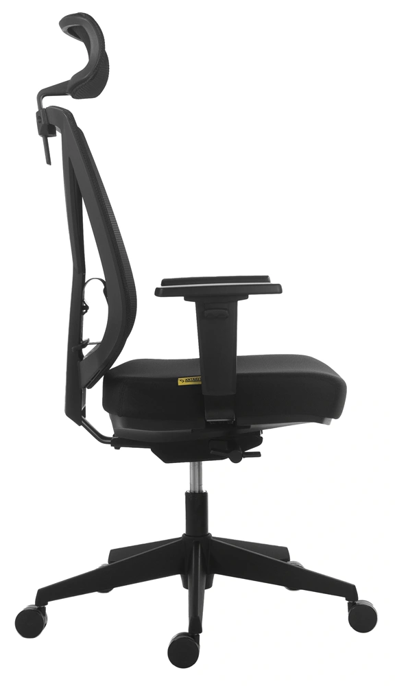 Antares Miro standard 2D fekete/mesh fejtámlás irodai forgószék