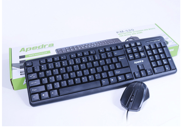 Genius Apedra KM-520 vezetékes billentyűzet + egér