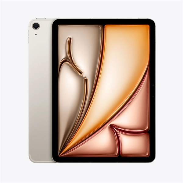 Apple 11" iPad Air (M3) 128GB Cellular Starlight (fehér)