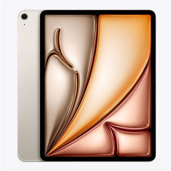 Apple 13" iPad Air (M3) 128GB Cellular Starlight (fehér)