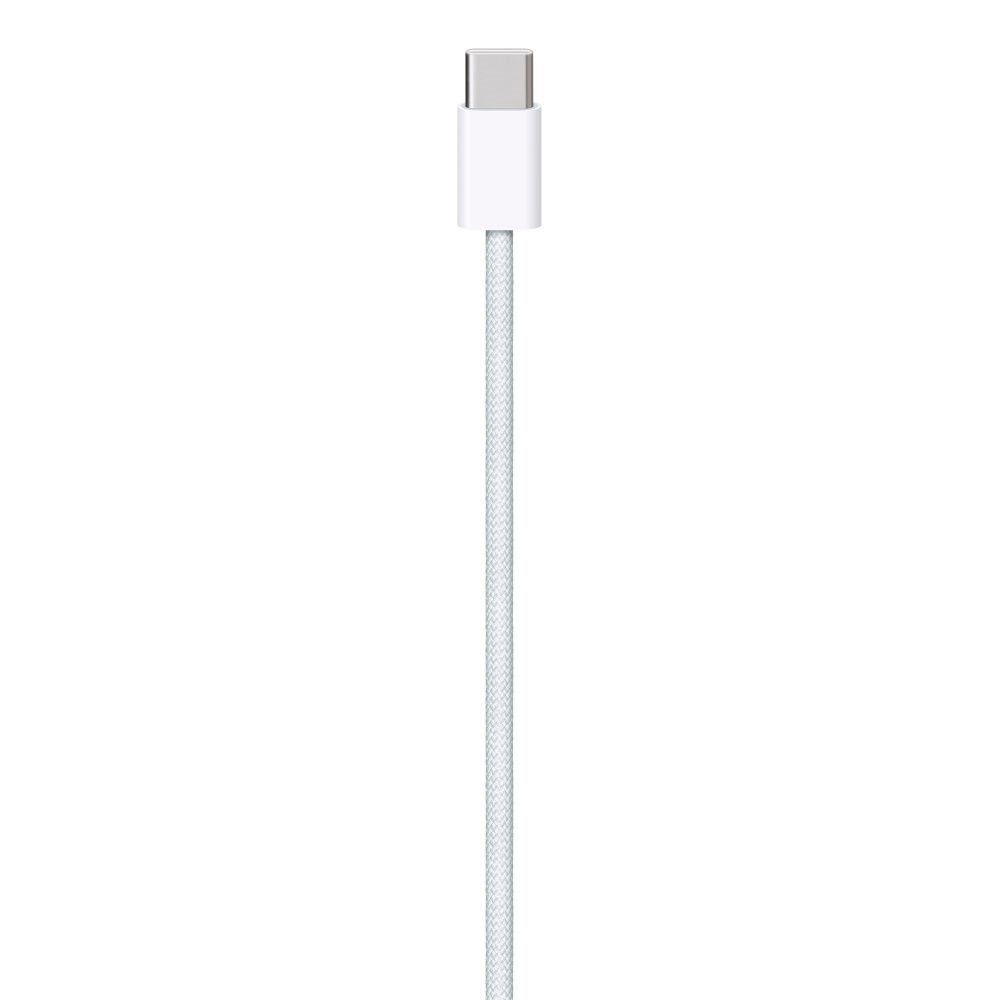 Apple 1m Type C apa-apa szőtt borítású fehér kábel