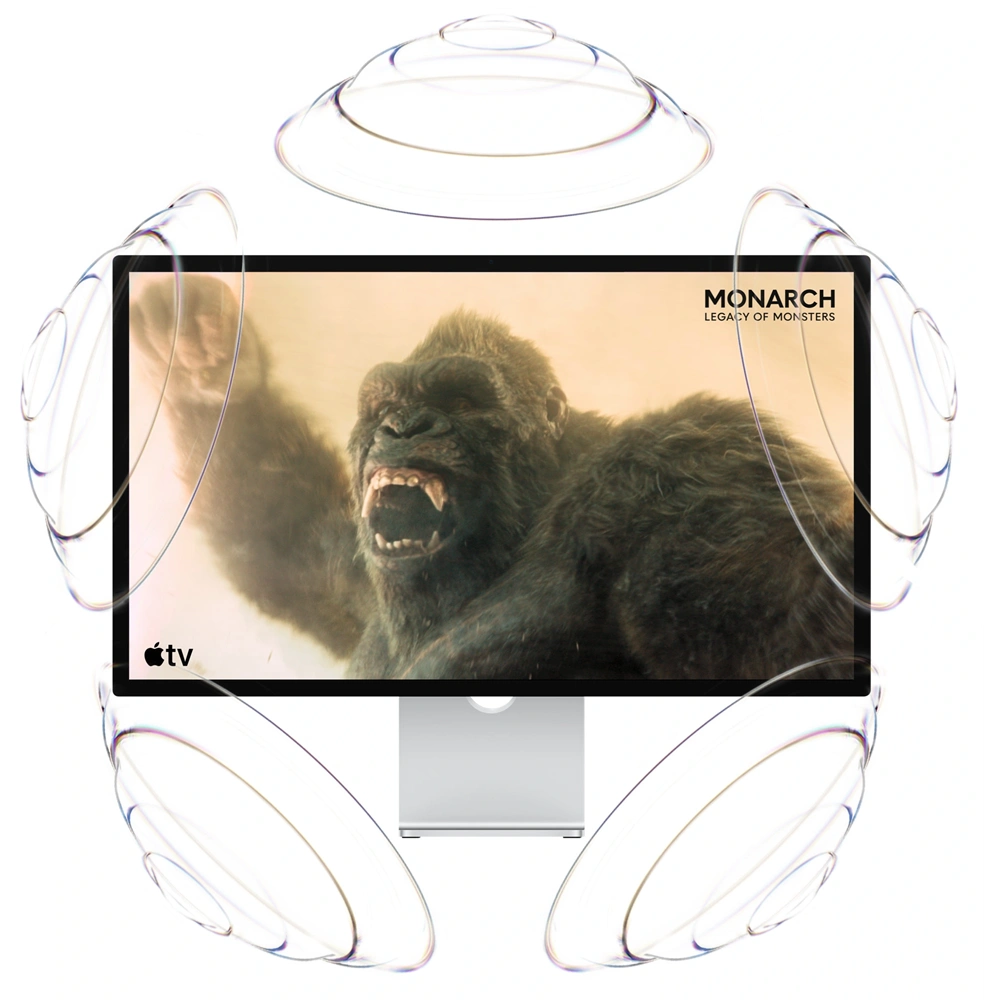 Apple 27" Studio Display 5K Retina monitor Nanotexturált üveggel + dönthető és állítható magasságú állvánnyal