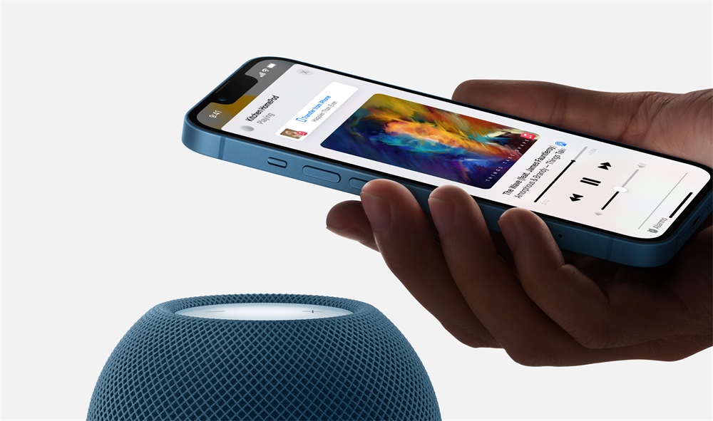 Apple HomePod mini narancs hangszóró