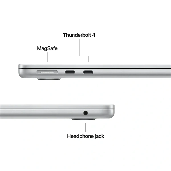 Apple MacBook Air 13"/M5 chip 10 magos CPU és GPU/24GB/1TB SSD/ezüst laptop