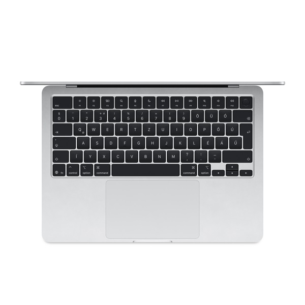 Apple MacBook Air 13"/M4 chip 10 magos CPU és 8 magos GPU/16GB/256GB SSD/ezüst laptop