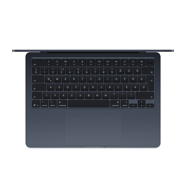 Apple MacBook Air 13"/M4 chip 10 magos CPU és GPU/16GB/512GB SSD/fekete laptop