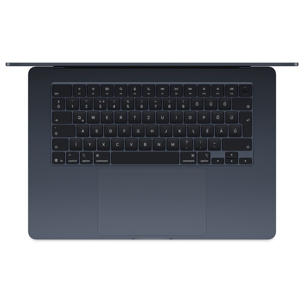 Apple MacBook Air 15"/M4 chip 10 magos CPU és GPU/16GB/512GB SSD/fekete laptop
