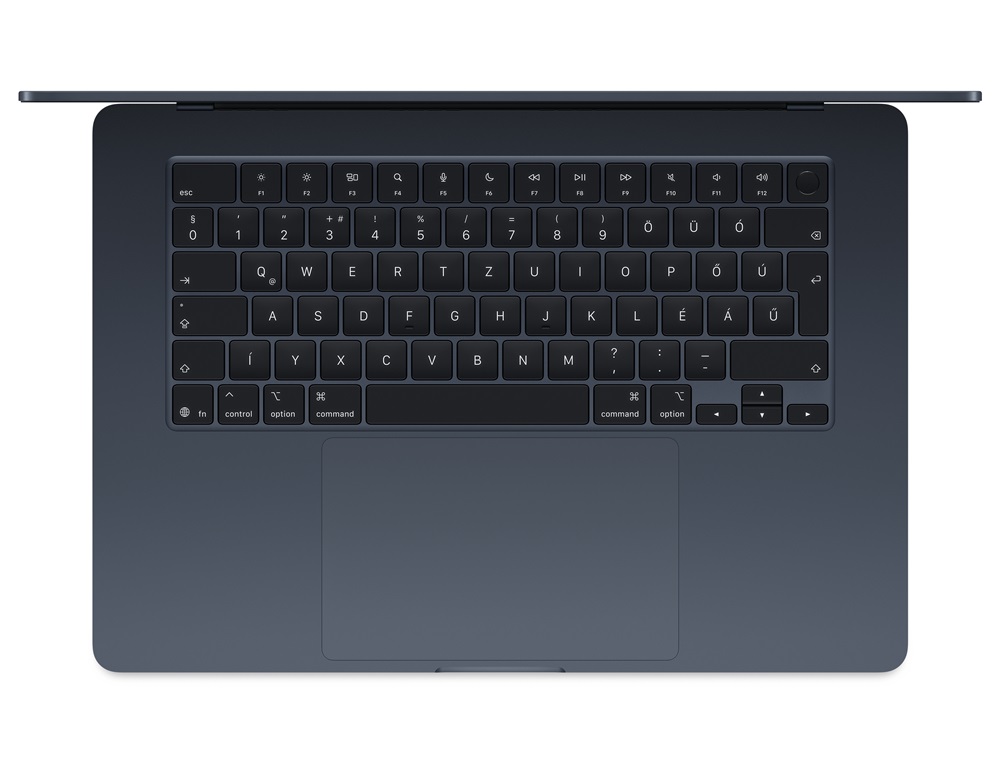 Apple MacBook Air 15"/M4 chip 10 magos CPU és GPU/16GB/512GB SSD/fekete laptop