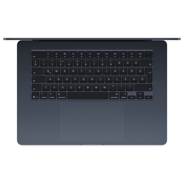 Apple MacBook Air 15"/M4 chip 10 magos CPU és GPU/24GB/512GB SSD/fekete laptop