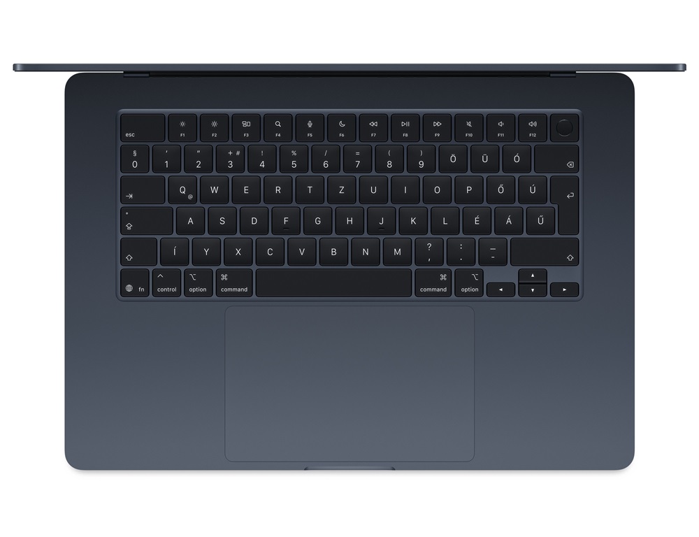 Apple MacBook Air 15"/M4 chip 10 magos CPU és GPU/24GB/512GB SSD/fekete laptop