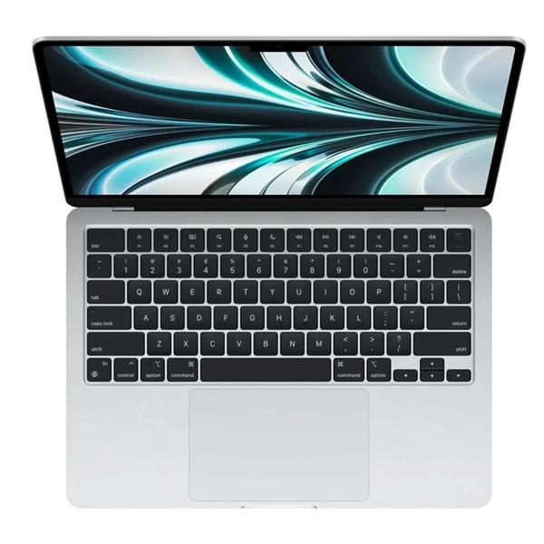 Apple MacBook Air 2022 13,6"/M2 chip és 10 magos GPU/8GB/512GB SSD/Cseh/ezüst laptop (Felújított,batteryCARE+)