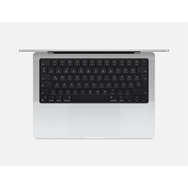 Apple MacBook Pro 14"/M4 Pro chip 14 magos CPU és 20 magos GPU/24GB/1TB SSD/ezüst laptop