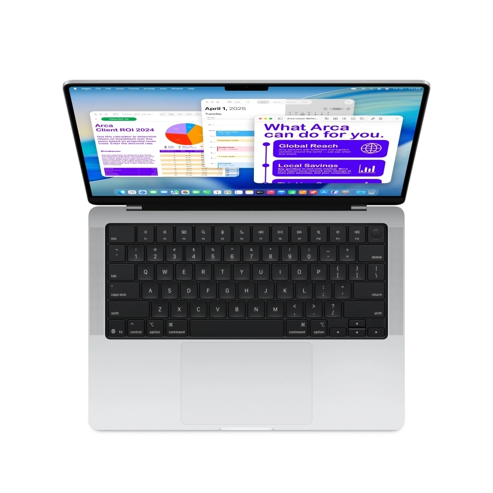 Apple MacBook Pro 14"/M5 Max chip 18 magos CPU és GPU/36GB/2TB SSD/ezüst laptop