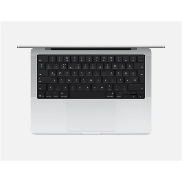 Apple MacBook Pro 14"/M5 chip 10 magos CPU és GPU/16GB/512GB SSD/ezüst laptop