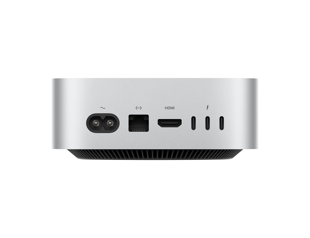 Apple Mac Mini/M4 Pro chip 12 magos CPU és 16 magos GPU/24GB/512GB SSD/ezüst asztali számítógép