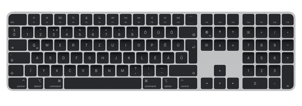 Apple Magic Keyboard (2022) Touch ID magyar kiosztású vezeték nélküli numerikus billentyűzet