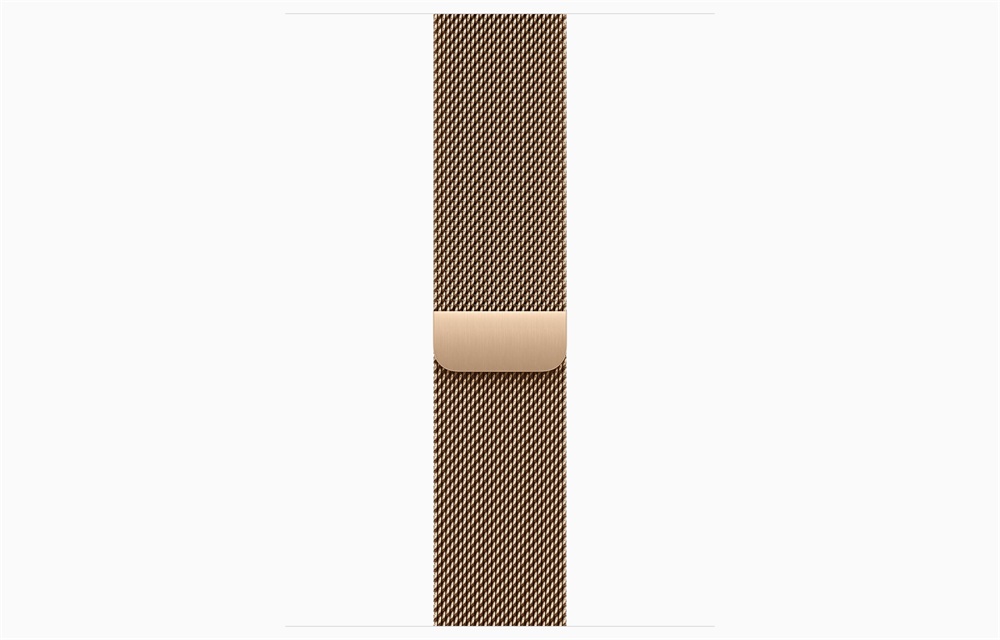 Apple Watch S10 Cellular (46mm) arany titán tok, arany milánói szíj (M/L) okosóra